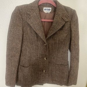 Ann Taylor brown lined blazer